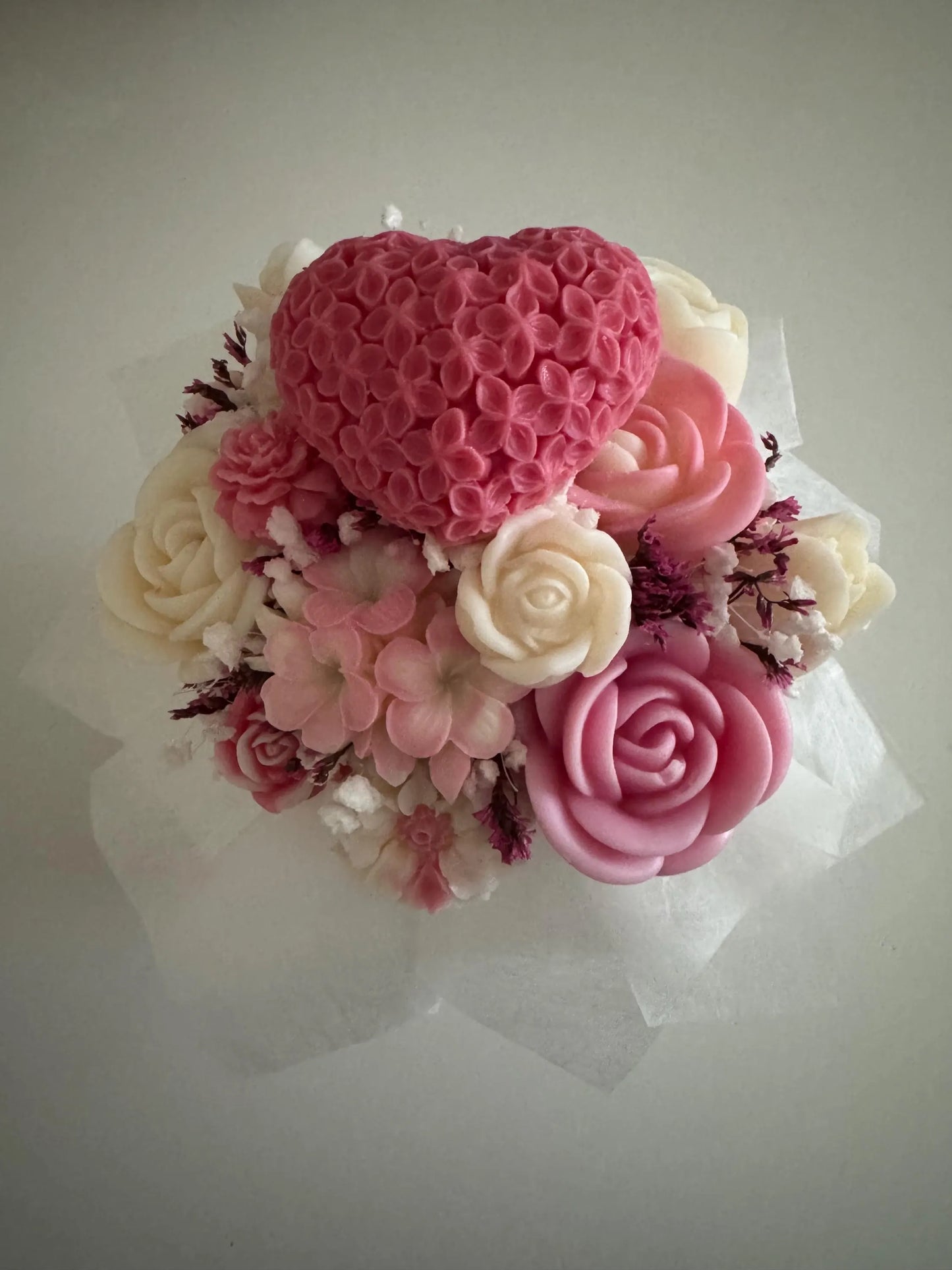 Bouquet fondant florale Elexir de rose