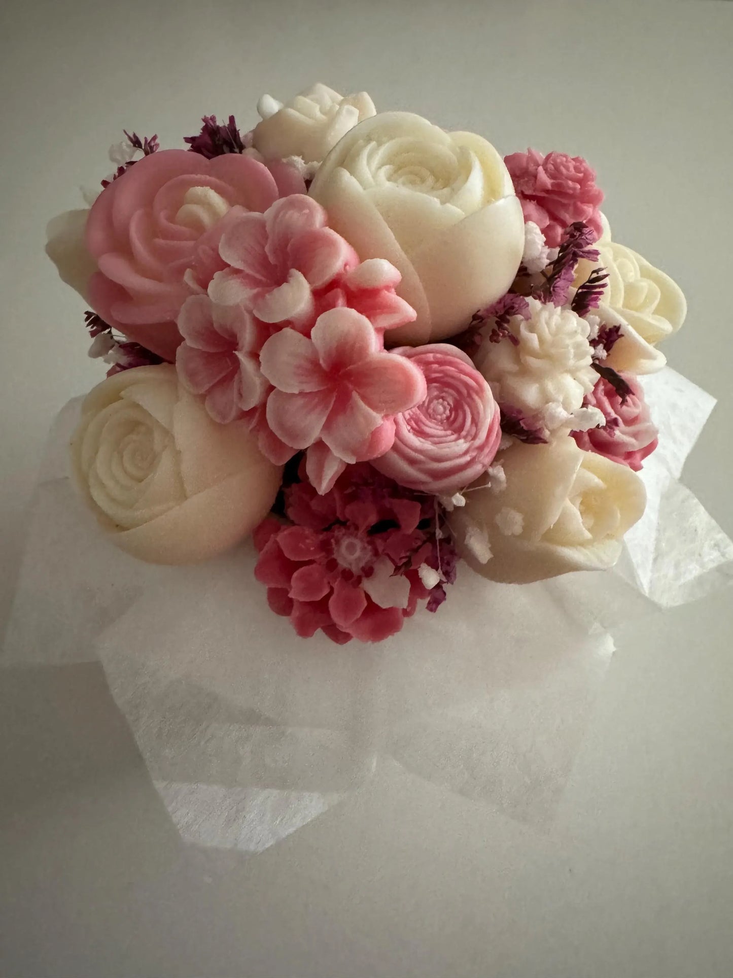 Bouquet fondant florale Elexir de rose