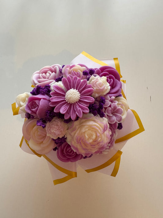 Bouquet fondant parfumé - Éclat pourpre